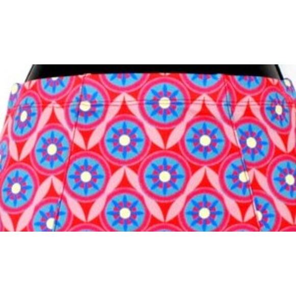 Swimsuit Pink & Blue Geo Print Bombshell Bottom Only Small - Picture 2 of 7